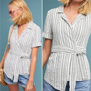 Anthropologie ‘Amadi’ Matute Wrapped Blouse szL